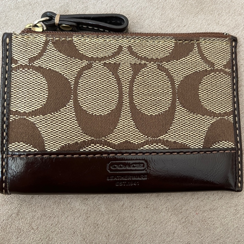Coach Wallet Key Ring Holder